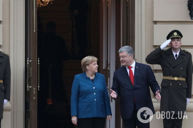 Порошенко и Меркель