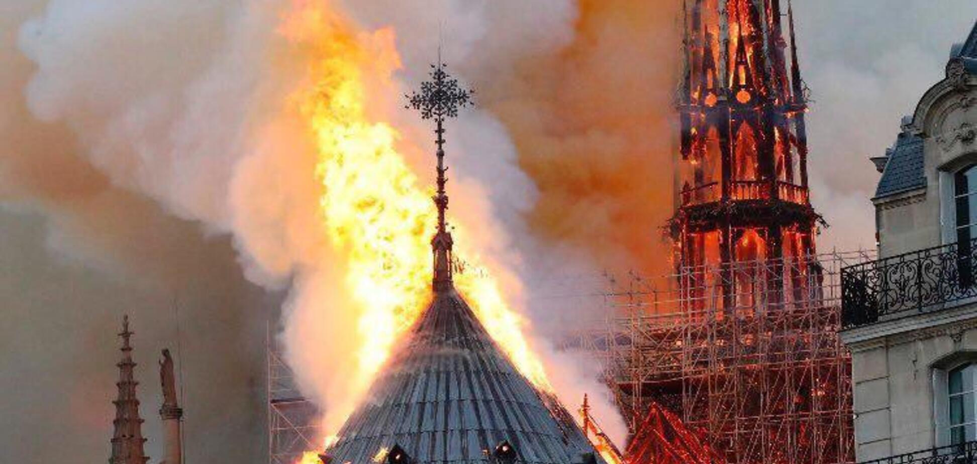Світ шокований пожежею в Соборі Паризької Богоматері