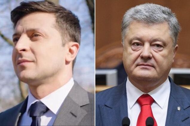 Владимир Зеленский и Петр Порошенко