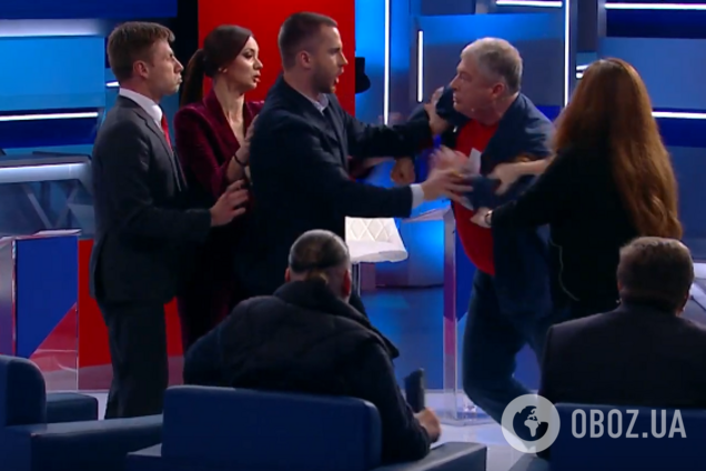 'Ты мразь! Козляра!' Гончаренко и Червоненко сцепились в прямом эфире: видео