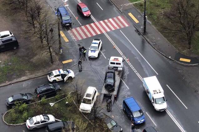 Хотіли влаштувати самосуд: у Києві водій авто розбив 4 машини