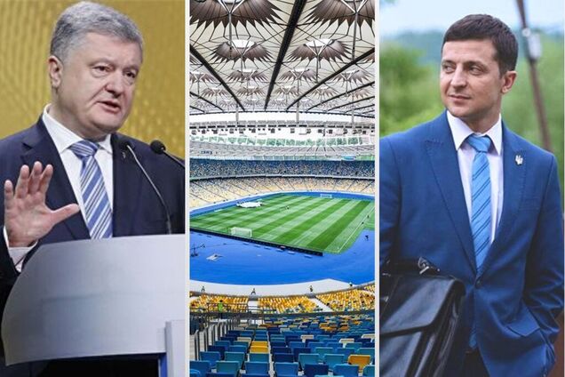 Дебаты на 'Олимпийском': кандидаты внезапно объединили сцены