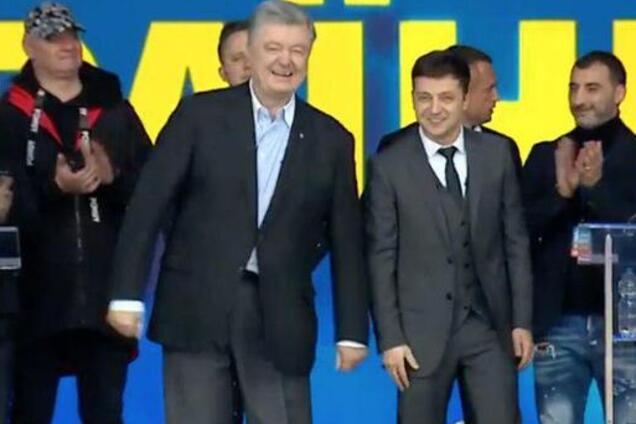'Останутся в истории': дебаты Порошенко и Зеленского вызвали ажиотаж в сети
