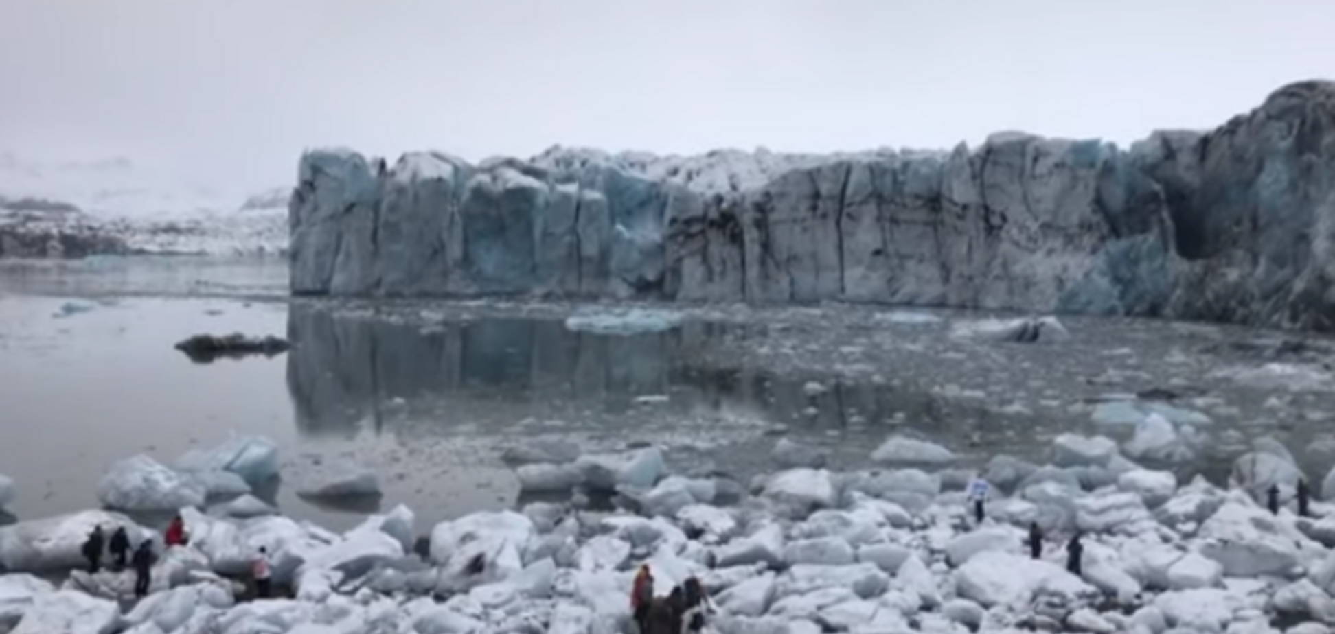 Крижане цунамі в Ісландії: оприлюднені страшні кадри