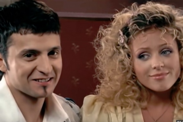 Зеленский и Началова в фильме 'ТРИ МУШКЕТЕРА'