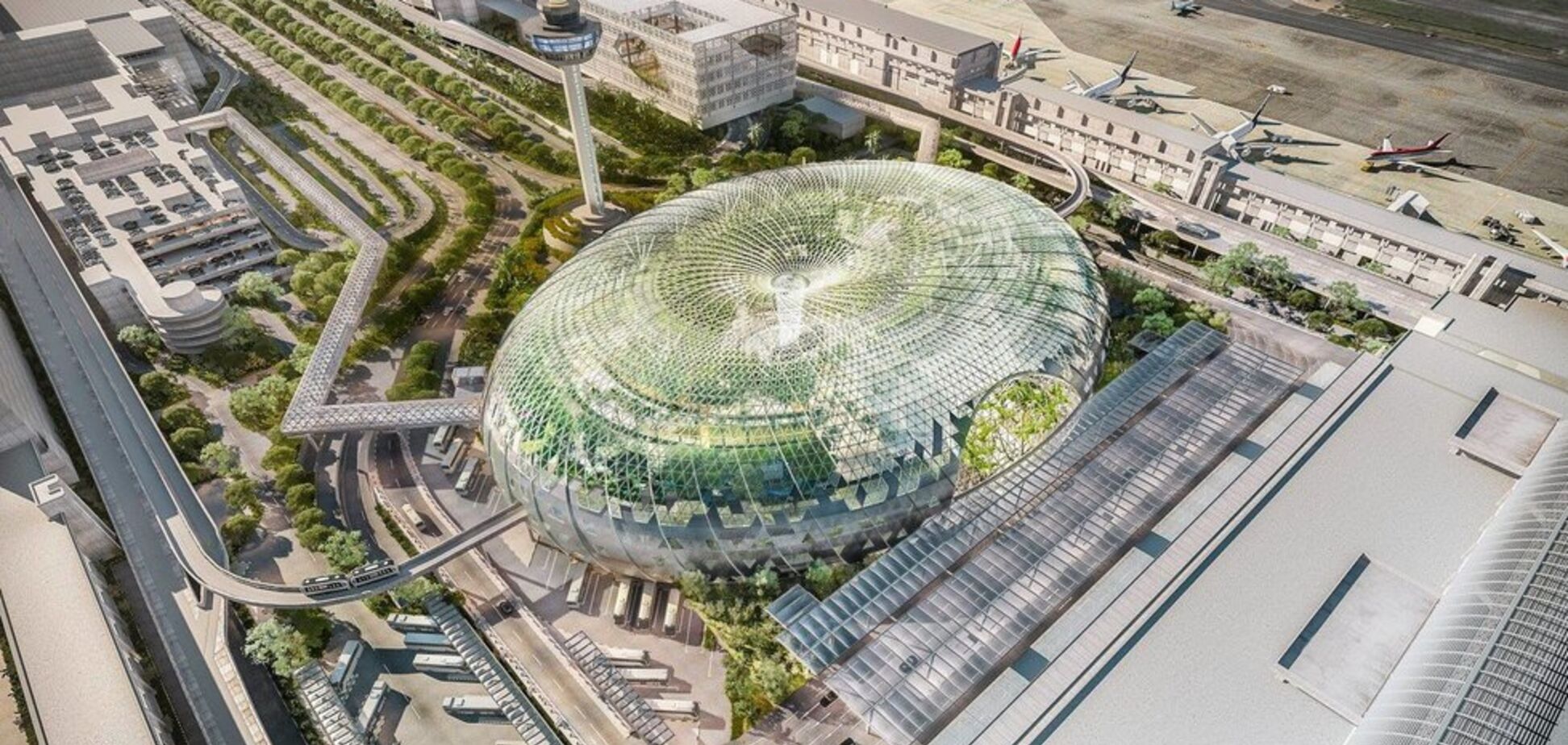 Аэропорт в Сингапуре поразил сеть: что в нем необычного