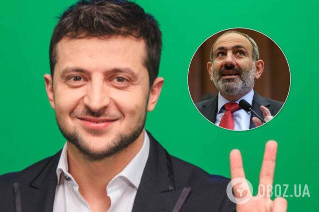 'Щиро вітаю, успіхів!' Глава Армении трогательно обратился к Зеленскому на украинском языке