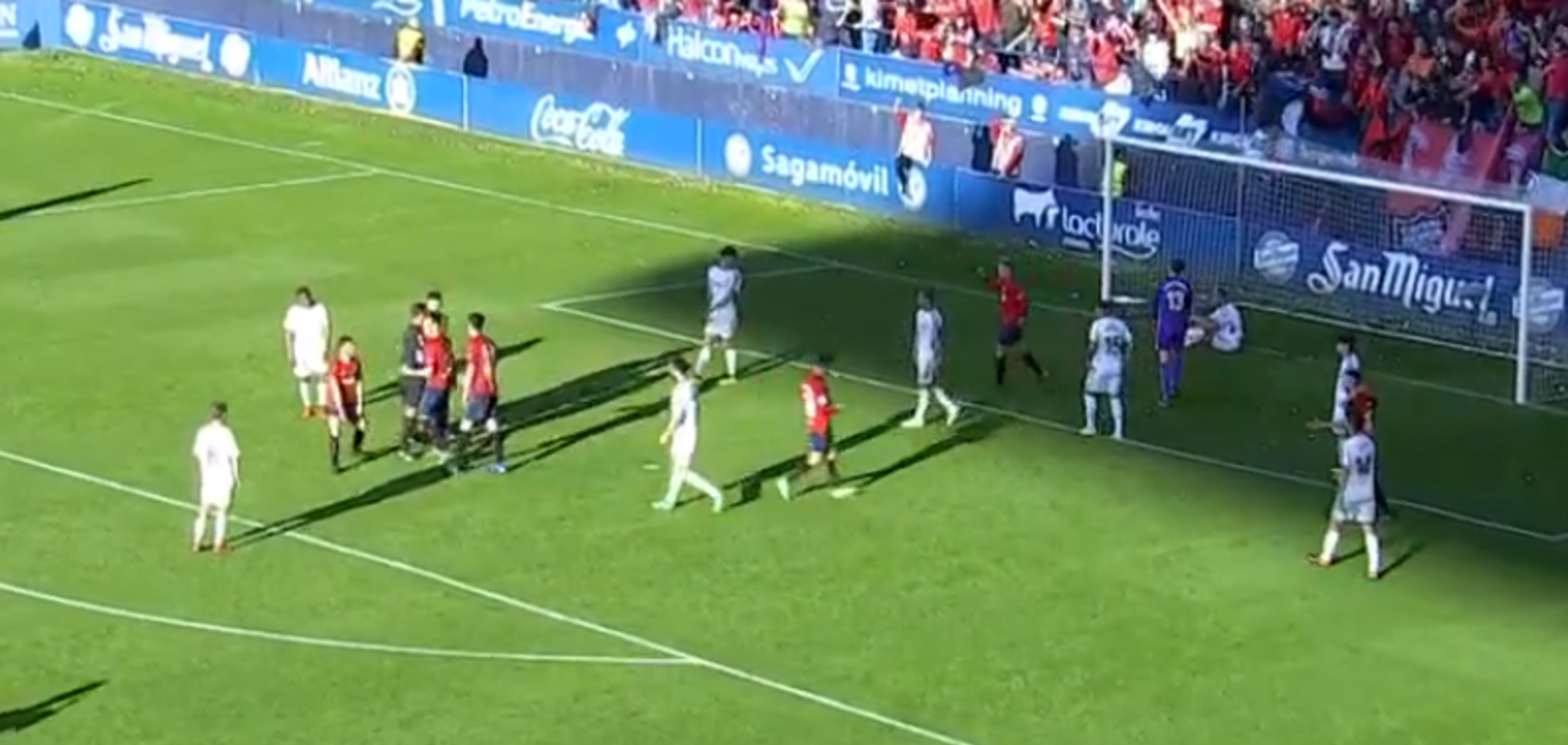 Зозулю выгнали с поля на матче в Испании