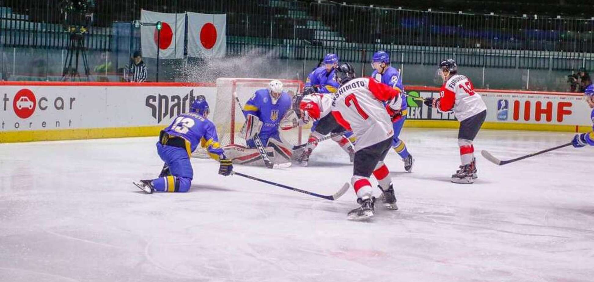 Сборная Украины стартовала на ЧМ по хоккею поражением от Японии