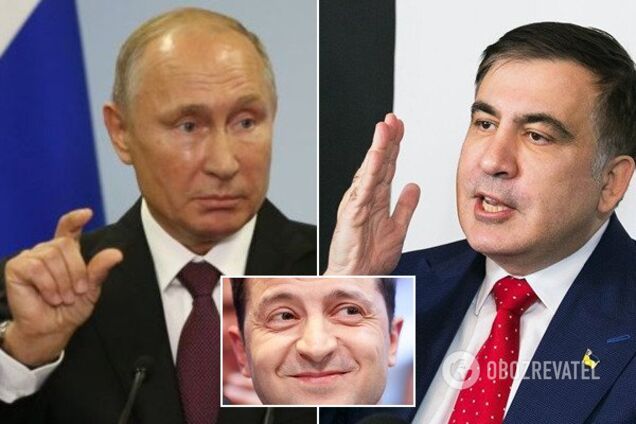 'Токсичный тролль!' Саакашвили наехал на Путина из-за Зеленского