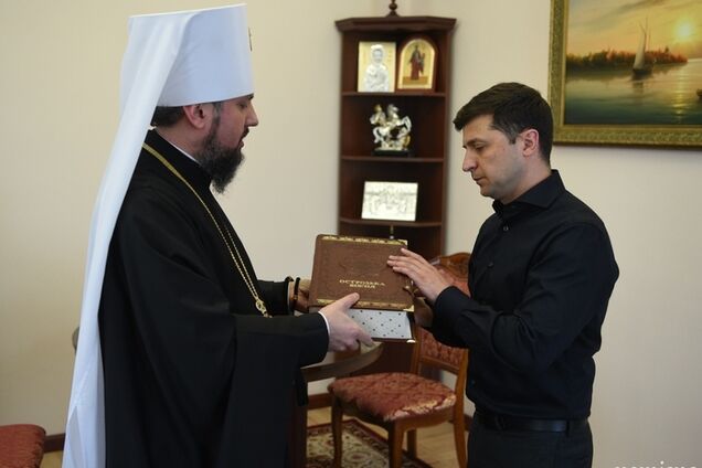 Зеленский встретился с Епифанием: стало известно, о чем говорили