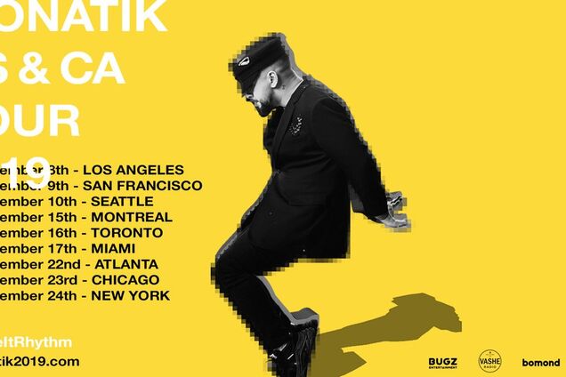 MONATIK едет с гастролями в Америку: расписание концертов