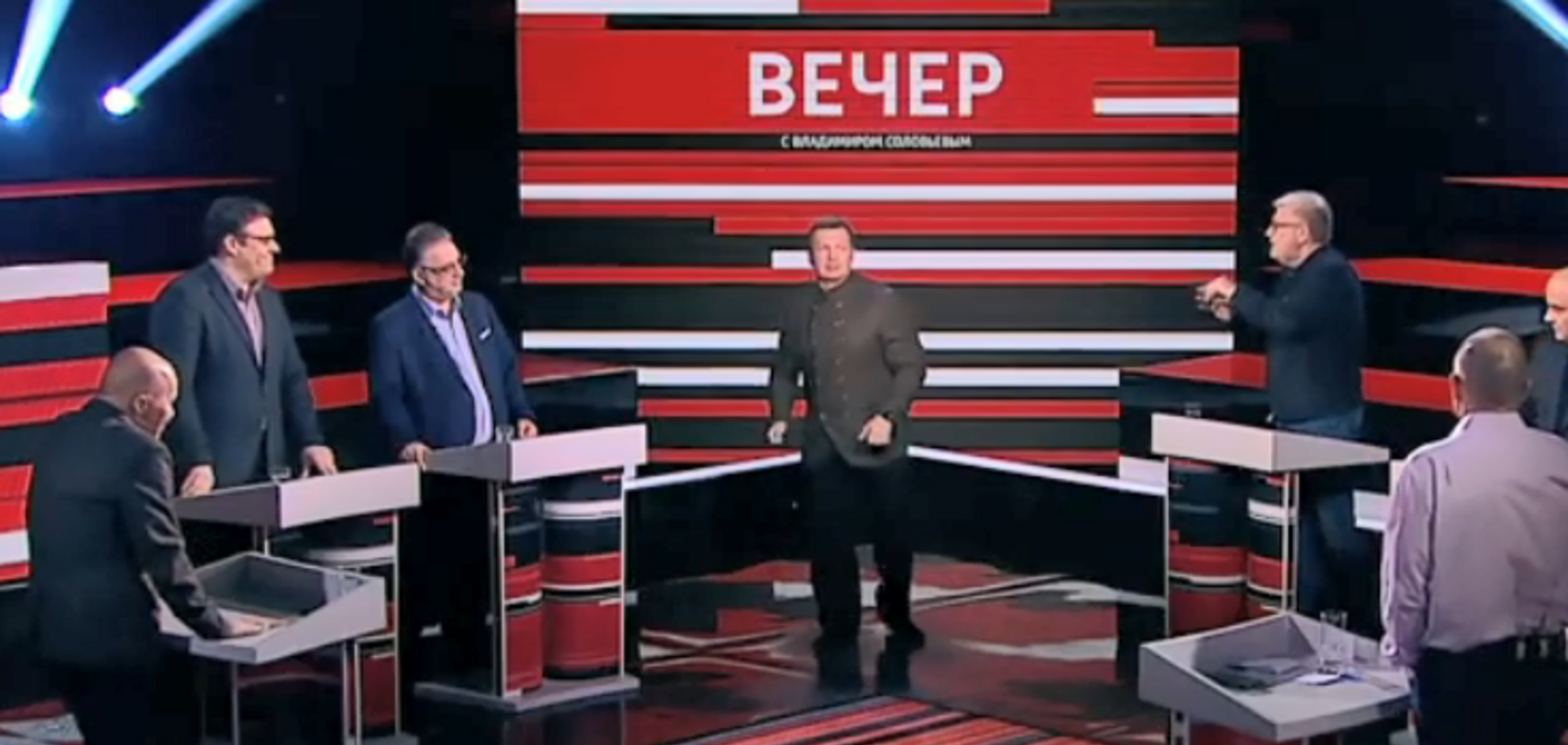 'Х*йло закрой!' В эфире у Соловьева устроили скандал из-за Украины