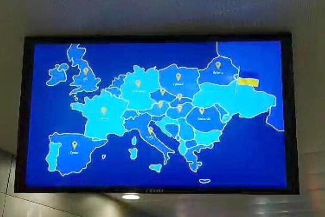 Скандал із картою України в "Борисполі": названа причина "зникнення" Криму
