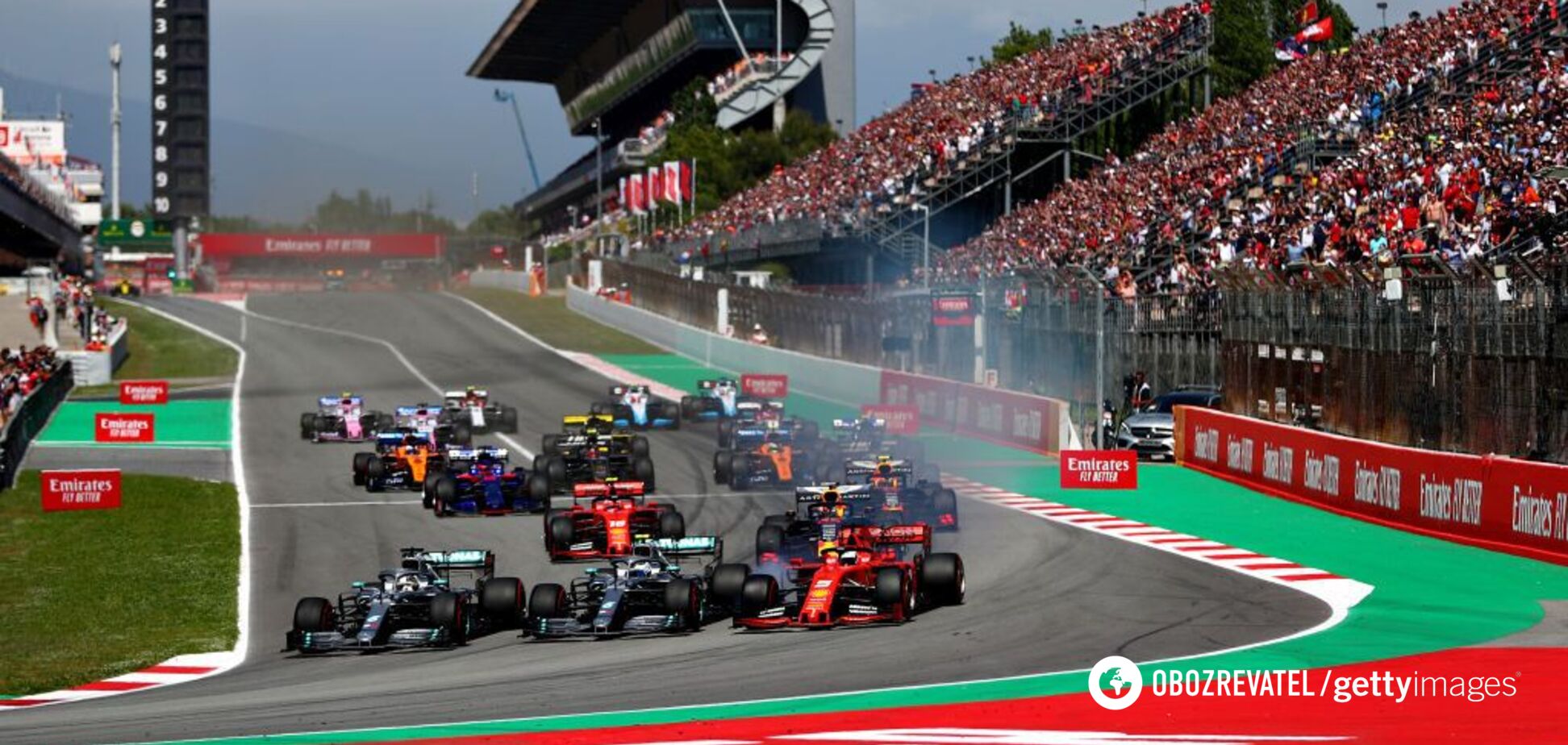 Гран-прі Іспанії увінчалося зіткненням партнерів по команді: результати гонки Формули-1