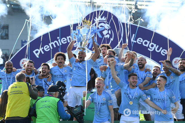 Зинченко — чемпион! 'Манчестер Сити' второй раз подряд выиграл Премьер-лигу