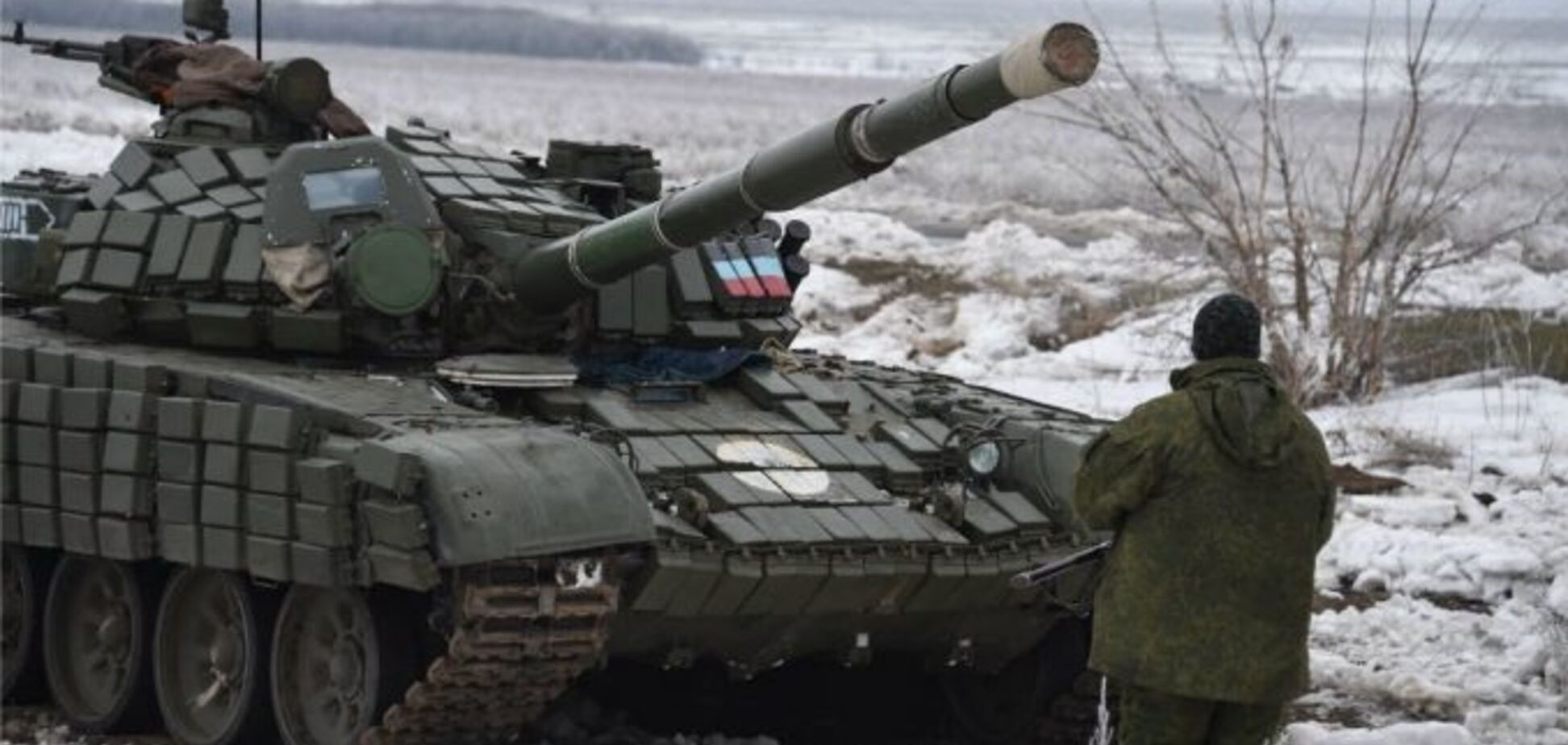 Российские танки на Донбассе (иллюстрация)