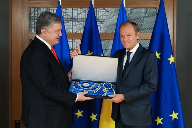 Петр Порошенко и Дональд Туск