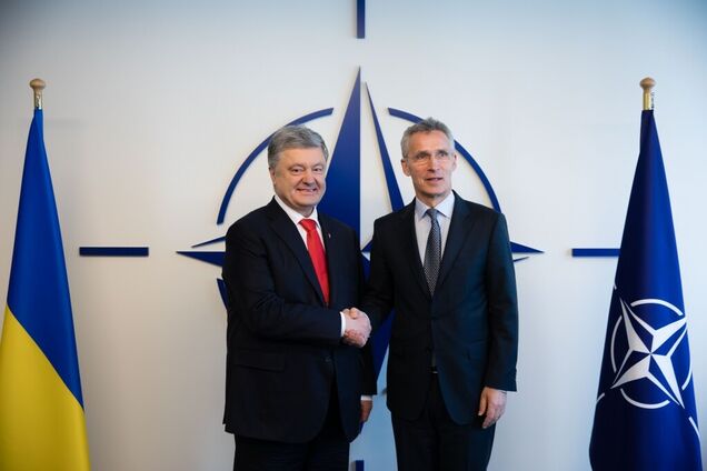 Петр Порошенко и Йенс Столтенберг