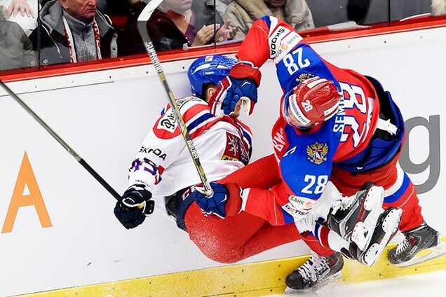 Россия разгромила Чехию на чемпионате мира по хоккею