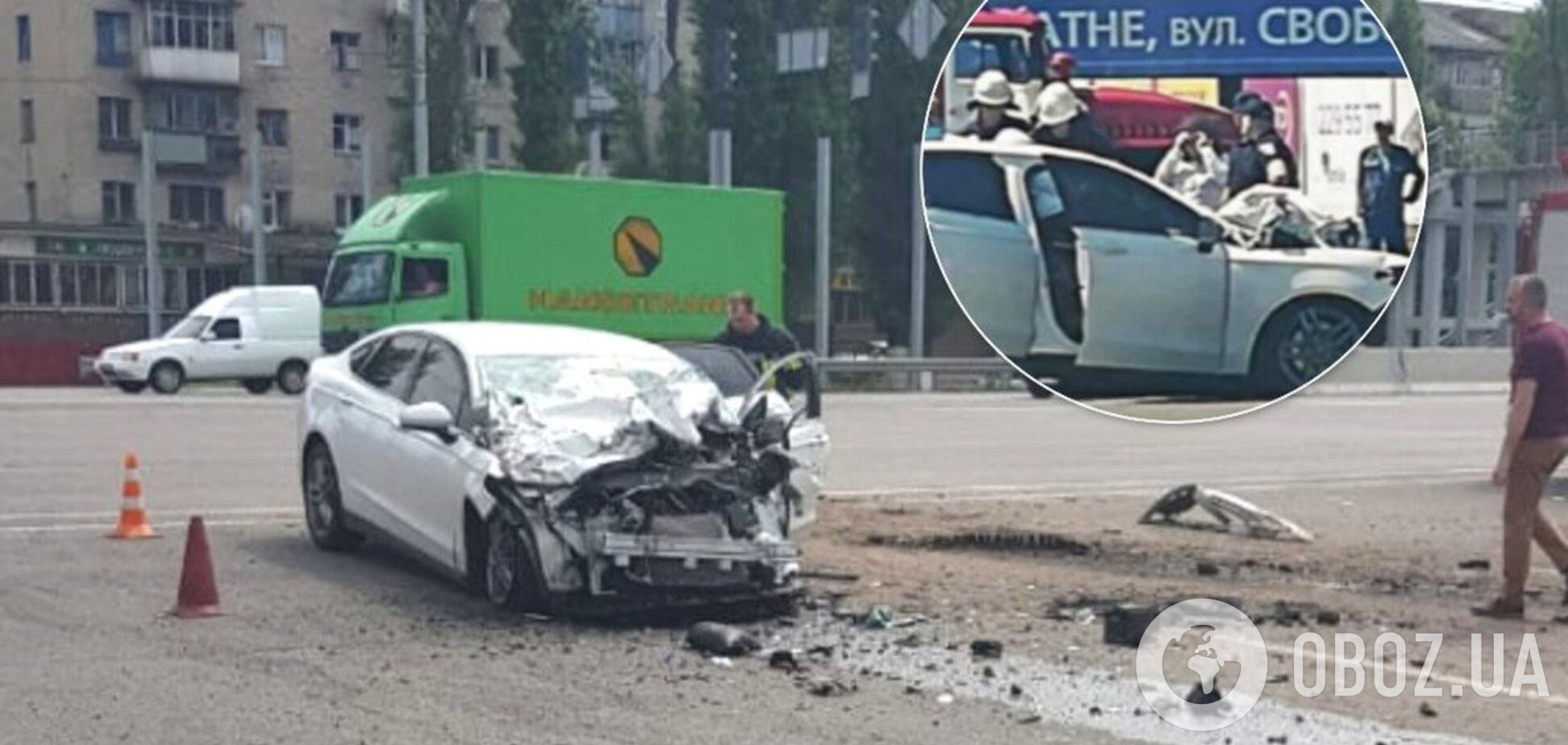 Масштабное ДТП на ''проклятом месте'' под Киевом: людей вырезали из авто