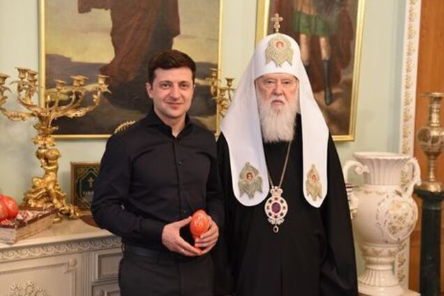 'Мог бы стать московским!' Филарет похвалил Зеленского и Коломойского