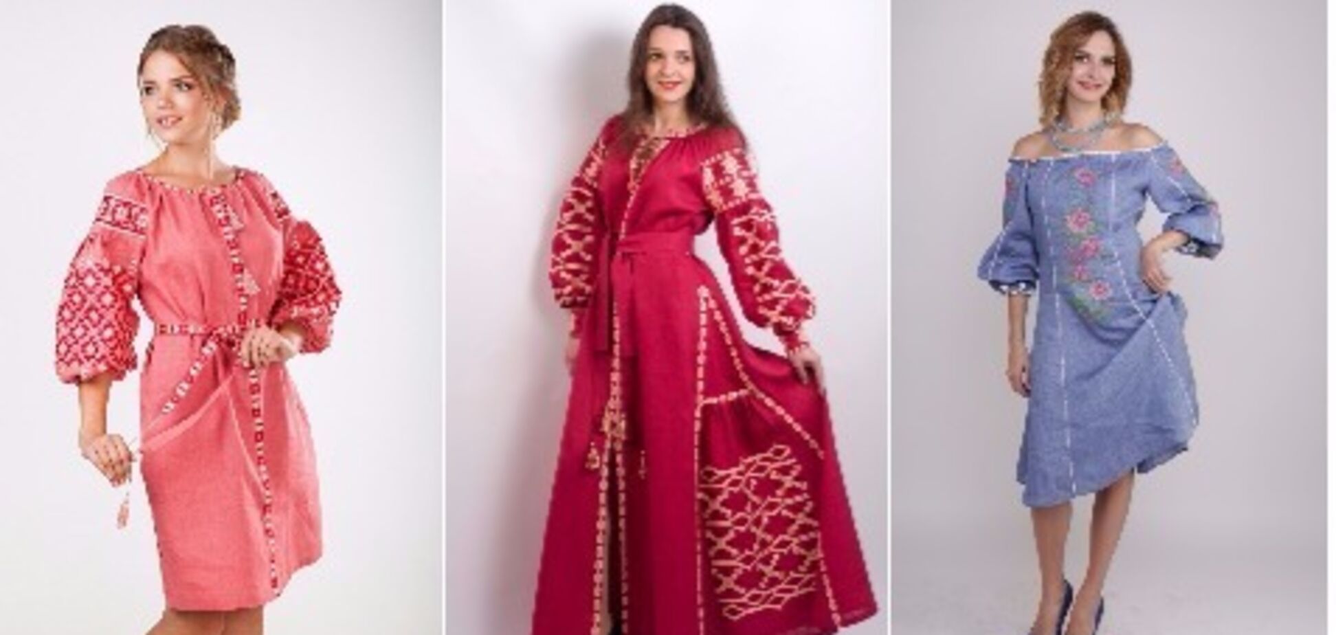 Повсякденні і весільні: актуальні варіанти суконь-вишиванок
