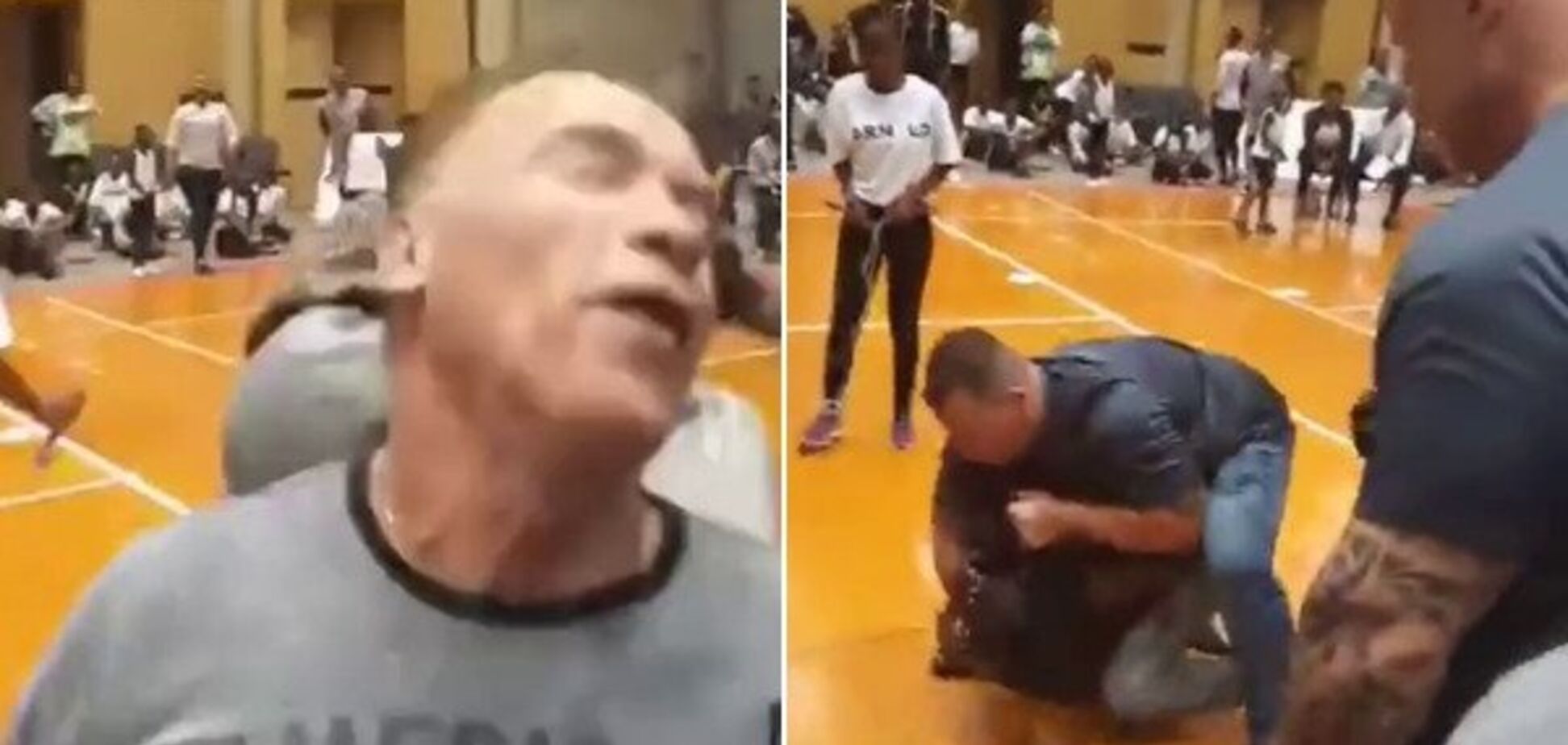 На Шварценеггера напали в ПАР: момент потрапив на відео