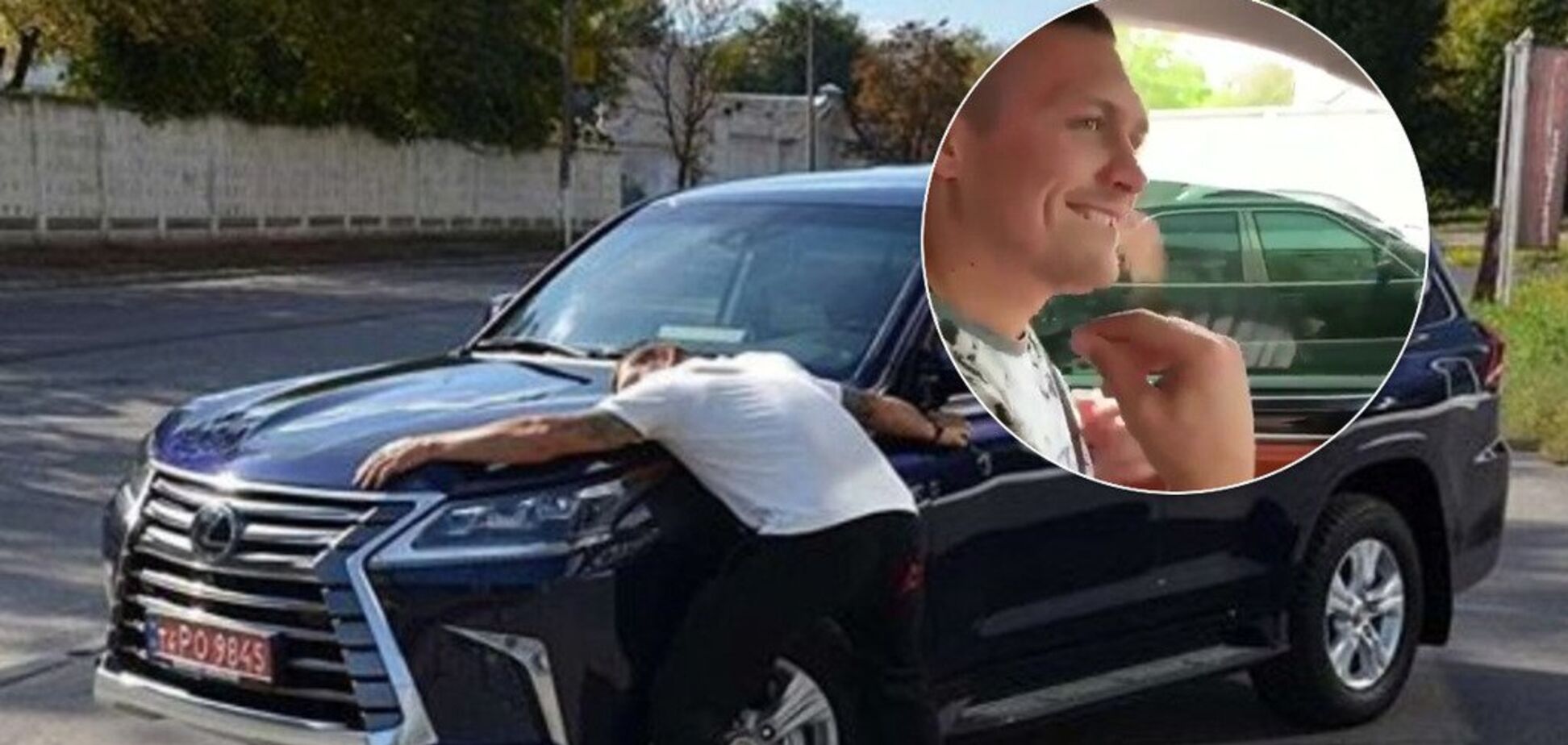 Усик показав, що витворяє за кермом під час їзди - опубліковано відео