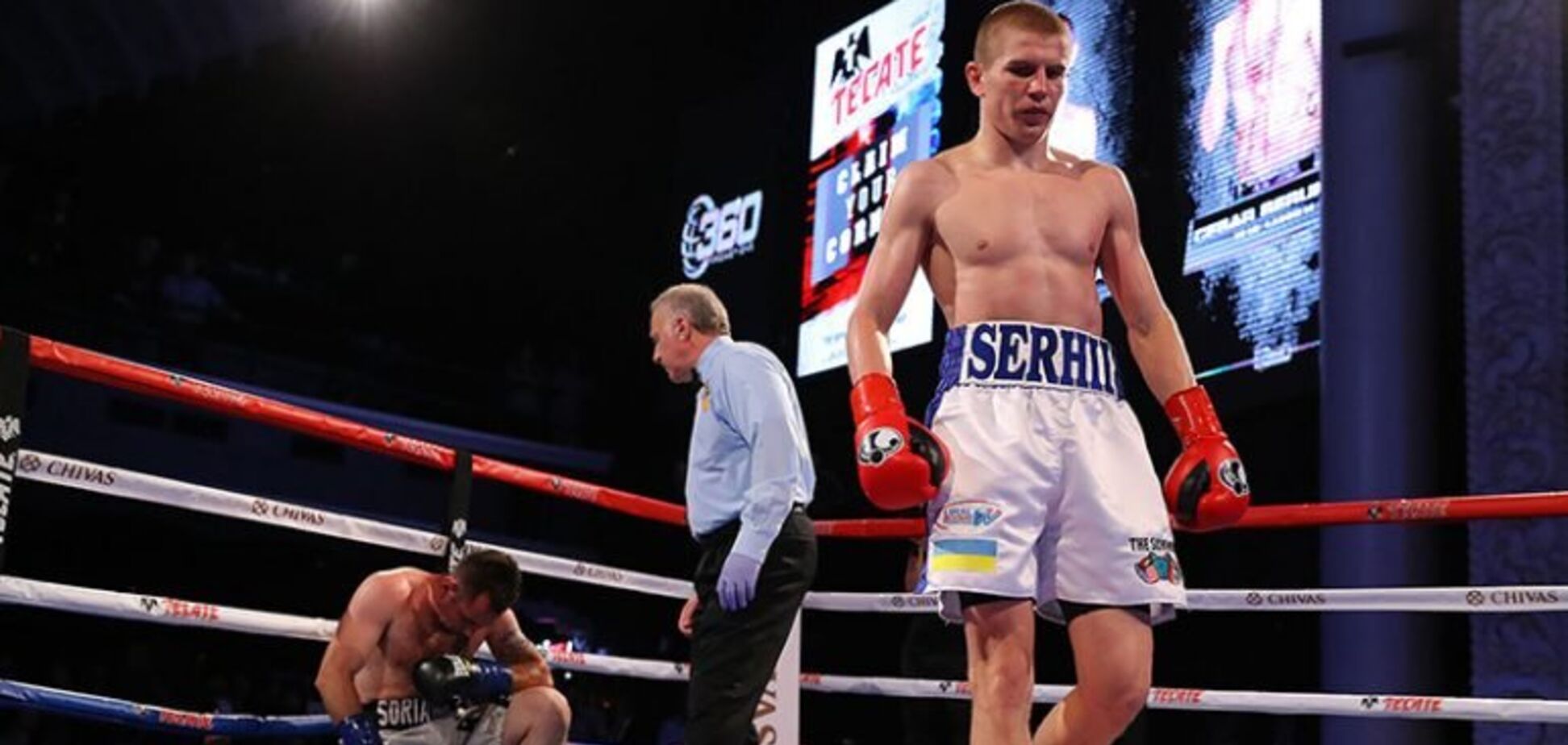 100% нокаутов: украинский боксер избил соперника в США – видеофакт