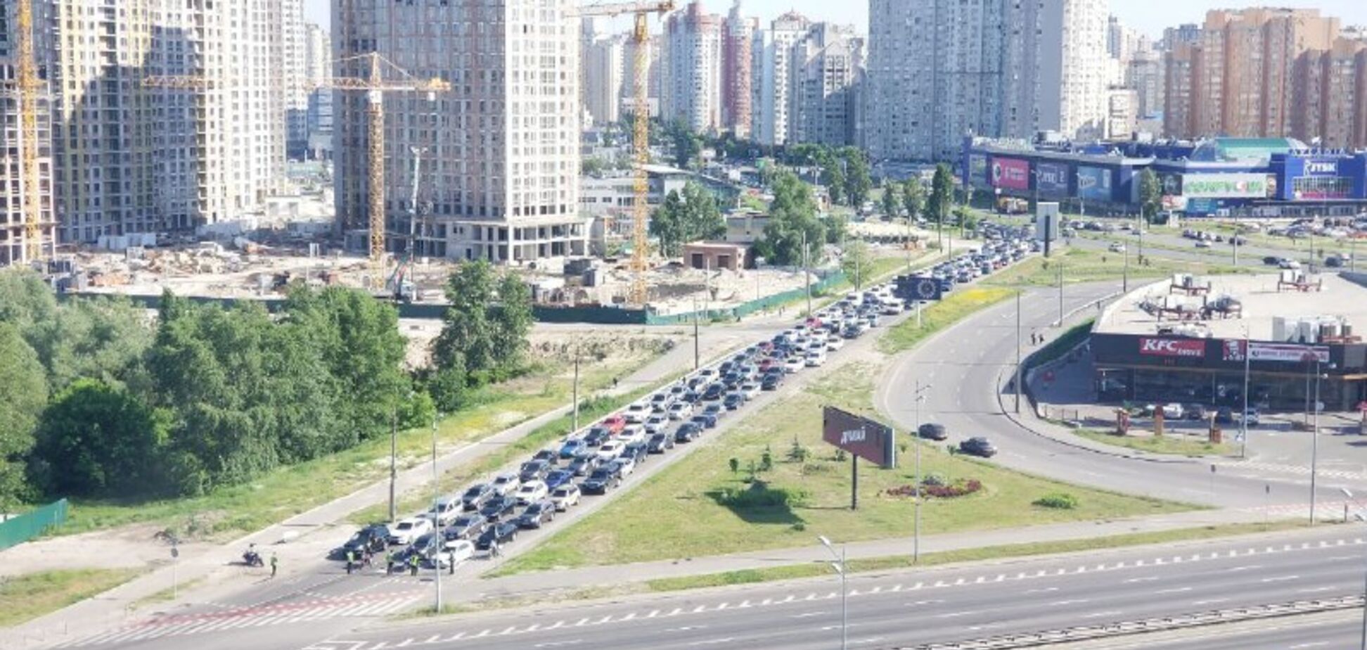 Инаугурация Зеленского: что происходит на дорогах Киева. Карта