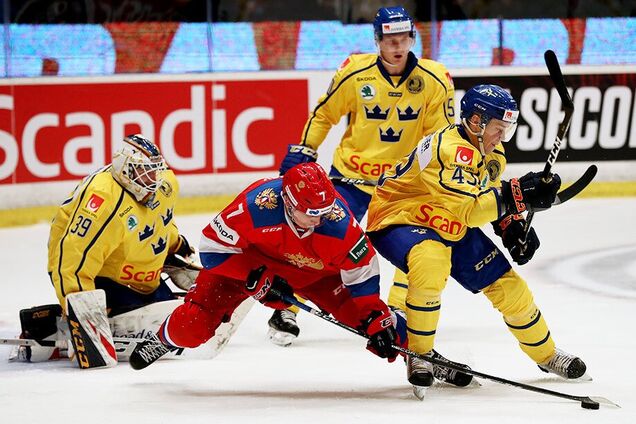 Де дивитися онлайн хокей Швеція — Росія: розклад трансляцій чемпіонату світу
