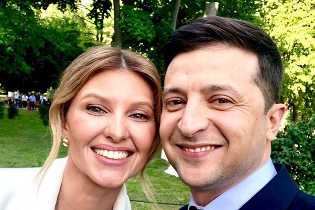 Елена и Владимир Зеленские