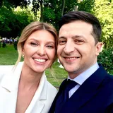 Елена и Владимир Зеленские