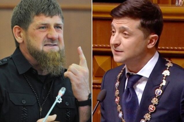 Рамзан Кадыров и Владимир Зеленский