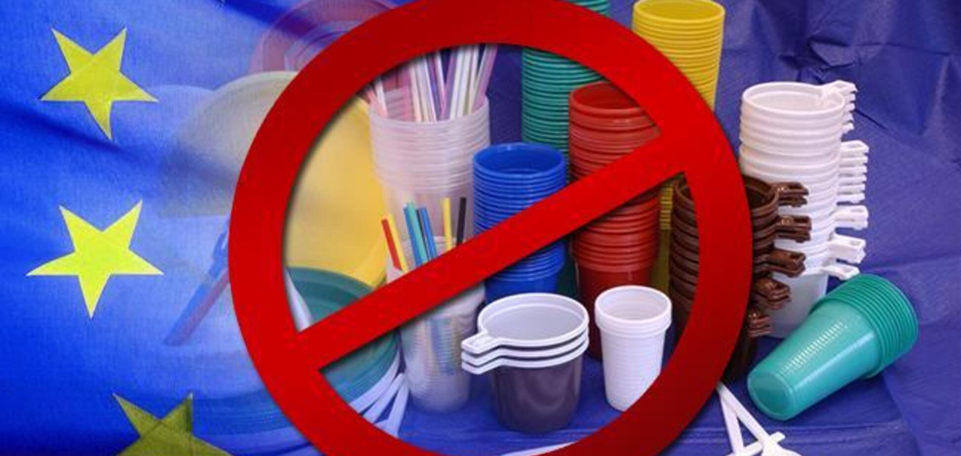 Ватяні палички і тарілки поза законом: в ЄС повністю заборонили одноразовий пластик