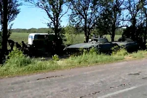 Разведка террористов перед нападением на блокпост