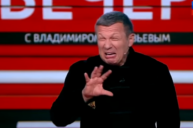 "Все піде, як Крим": у Соловйова влаштували "розділ" України у прямому ефірі