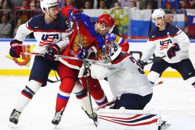 Росія – США: рахунок і результат матчу 1/4 фіналу чемпіонату світу з хокею