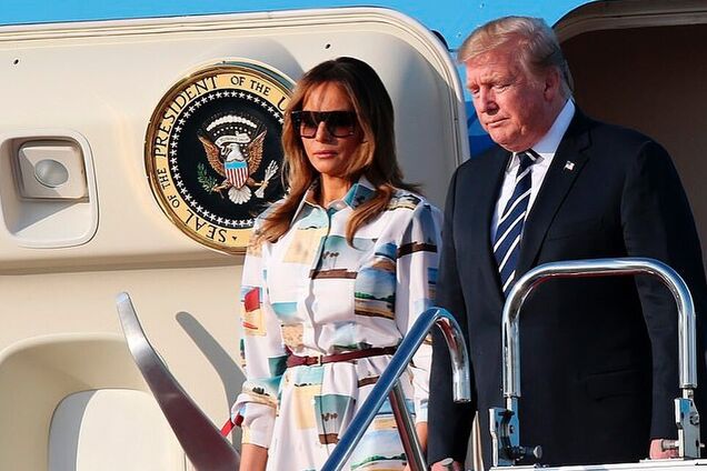 Мелания и Дональд Трамп