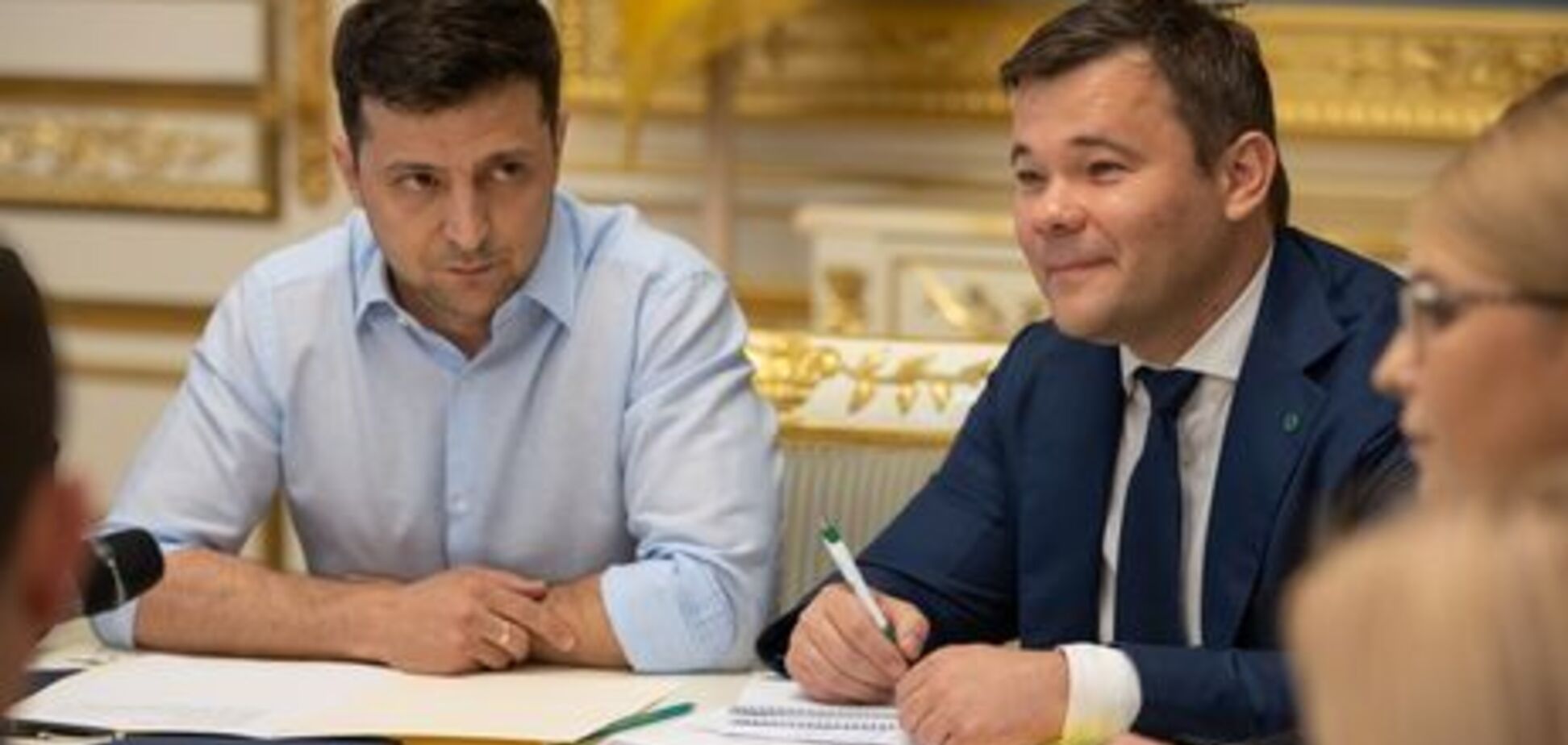 Володимир Зеленський і Андрій Богдан