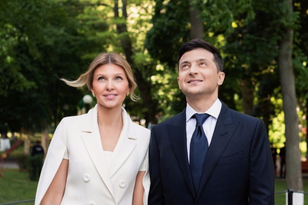 Олена і Володимир Зеленський