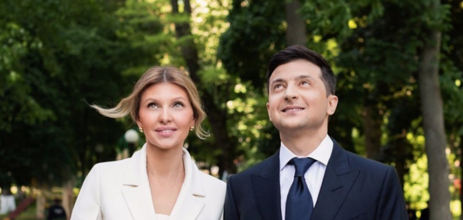Олена і Володимир Зеленський
