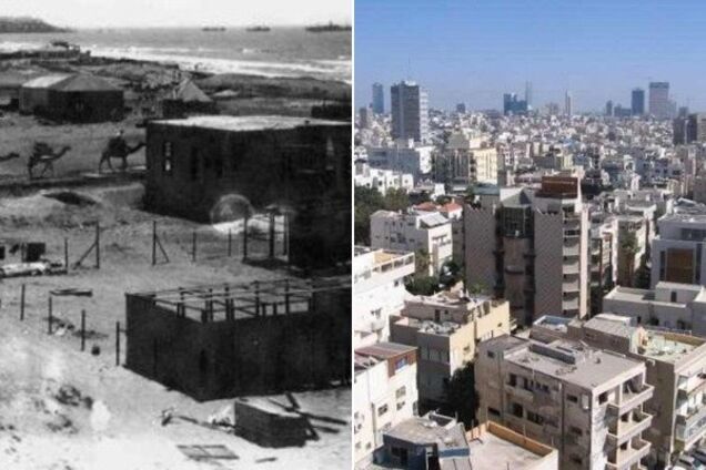 Израиль 100 лет назад и сейчас: опубликованы уникальные фото