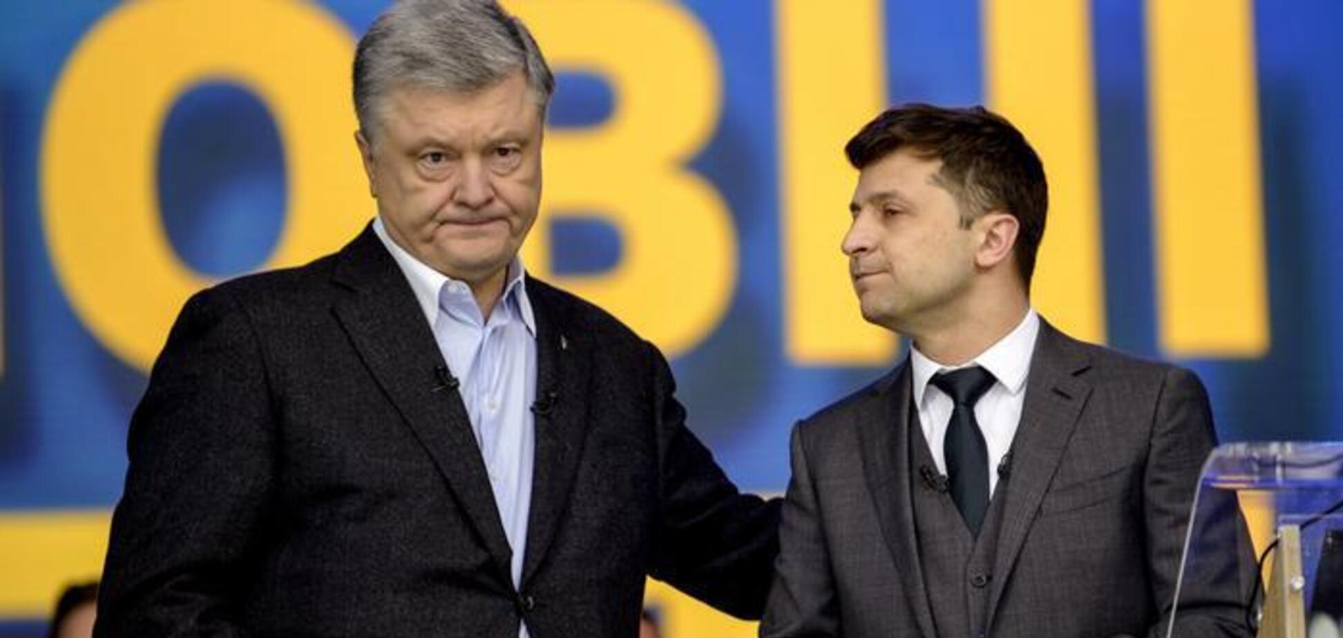 'Он такой смелый и классный': у Зеленского высказались о выходке Порошенко на дебатах