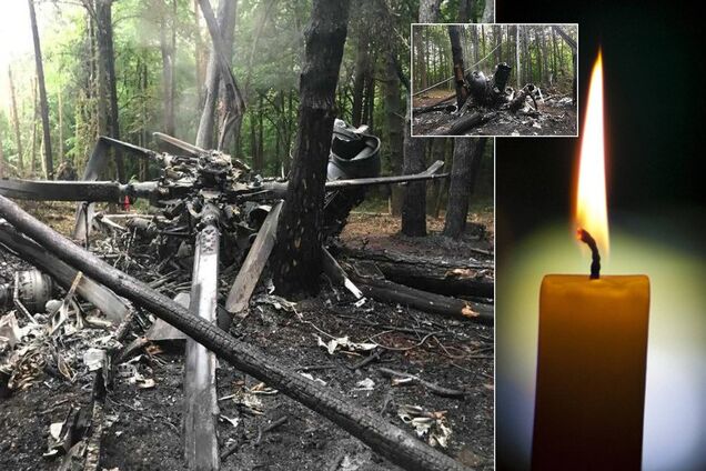 На Рівненщині розбився військовий вертоліт: четверо загинули