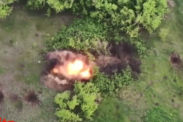 Разгром позиций ДНР