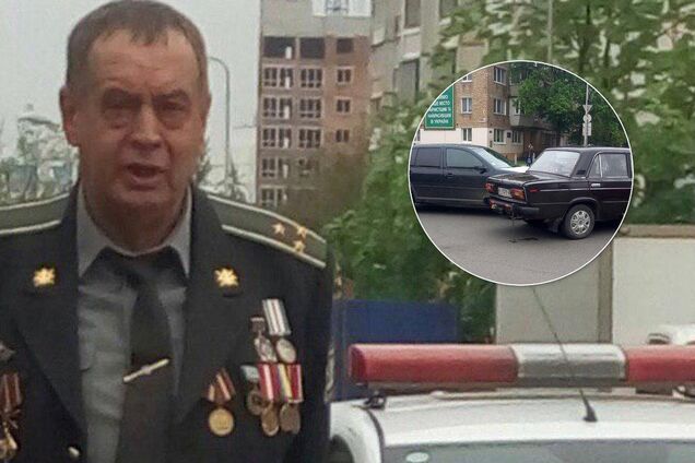 Под Киевом пьяный полковник устроил ДТП: фото виновника
