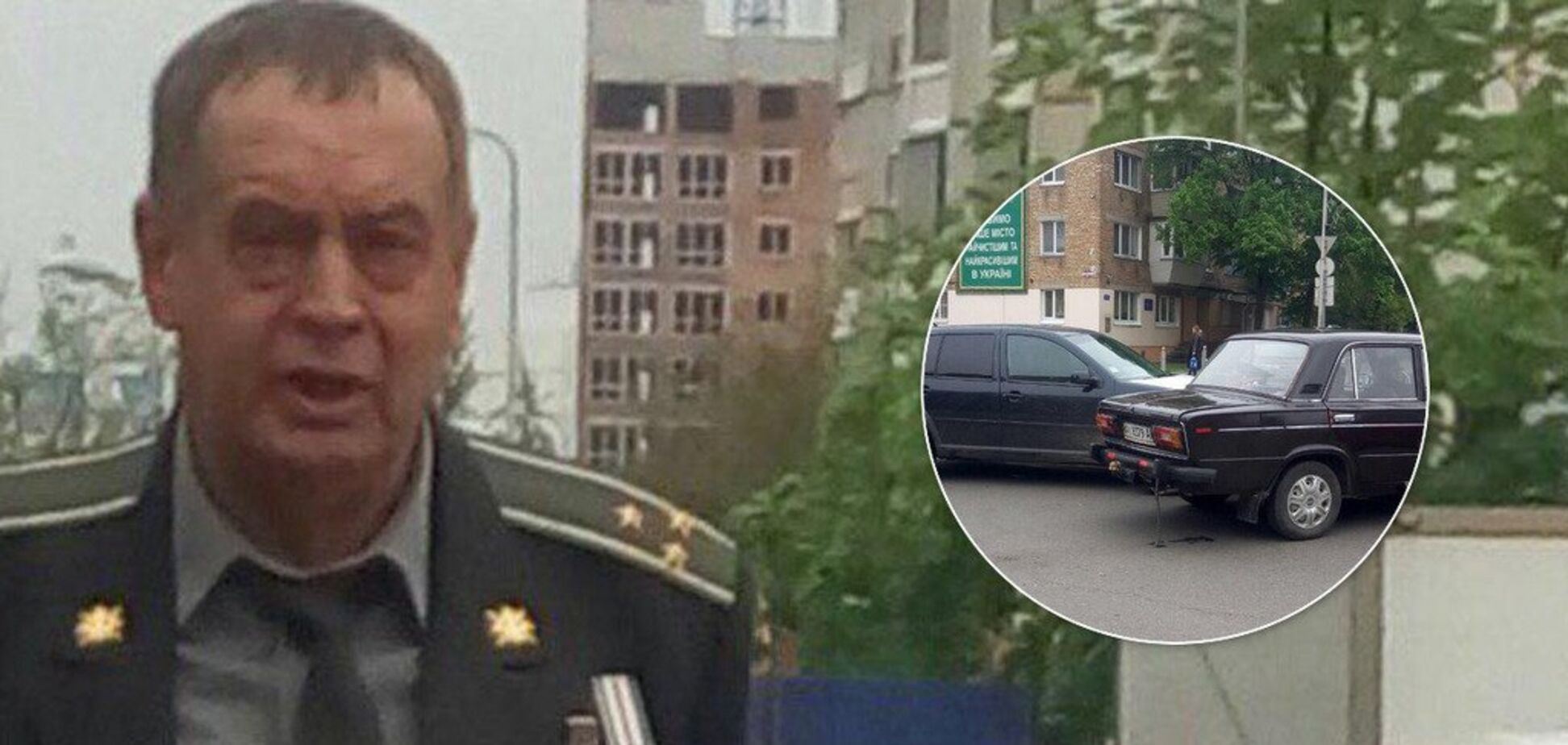 Под Киевом пьяный полковник устроил ДТП: фото виновника