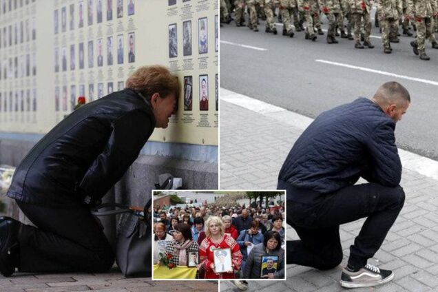 'Рвет душу': матери погибших на Донбассе Героев заставили плакать украинцев. Мощные кадры